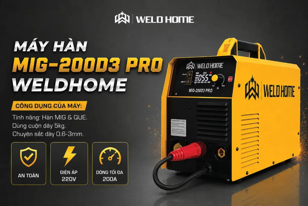 Banner MIG 200D3 PRO WELDHOME
