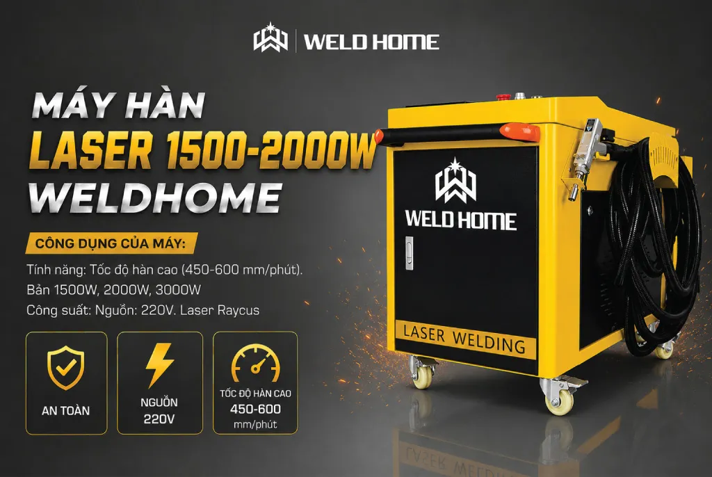 Máy Hàn Laser 1500W-2000W Weldhome