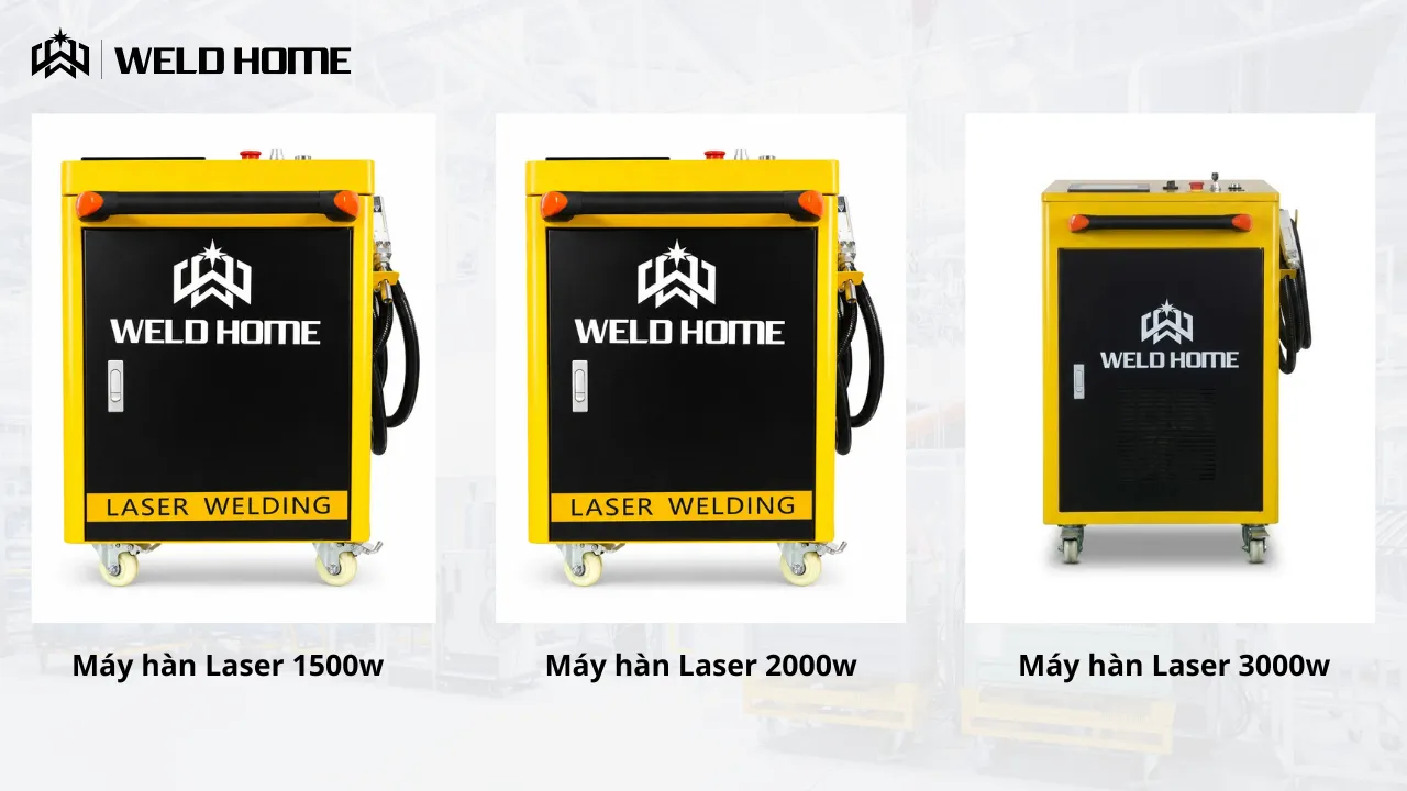Bộ 3 máy hàn LASER weldhome
