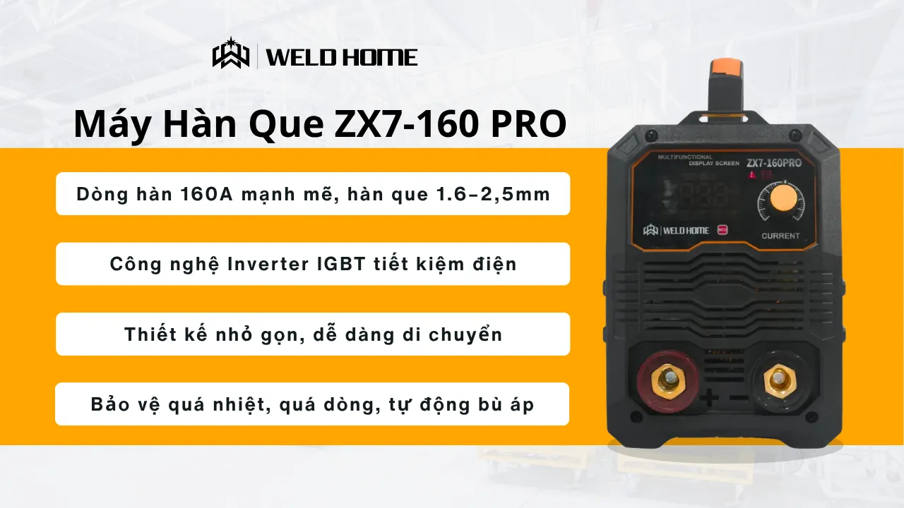 Máy Hàn Que ZX7-160 PRO