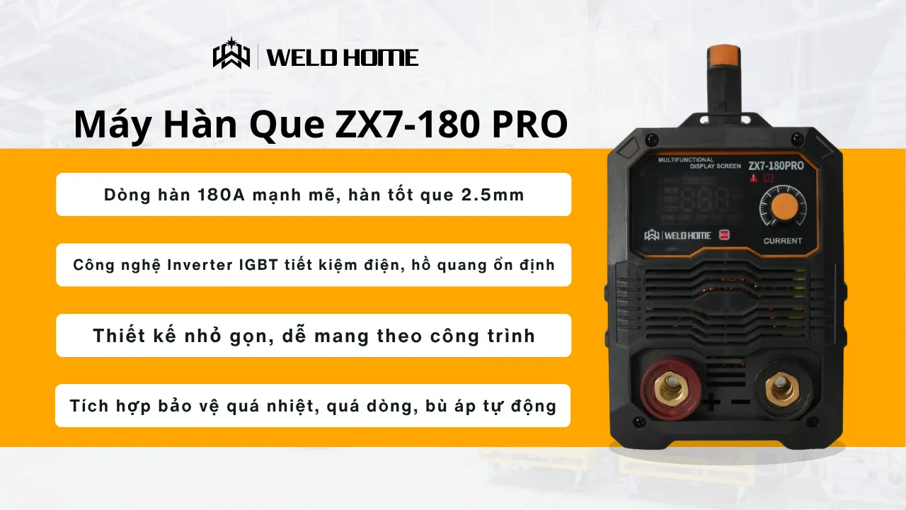 Máy Hàn Que ZX7-180 PRO