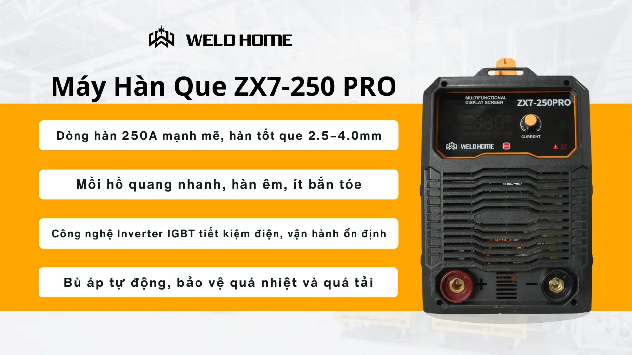 Máy Hàn Que ZX7-250 PRO