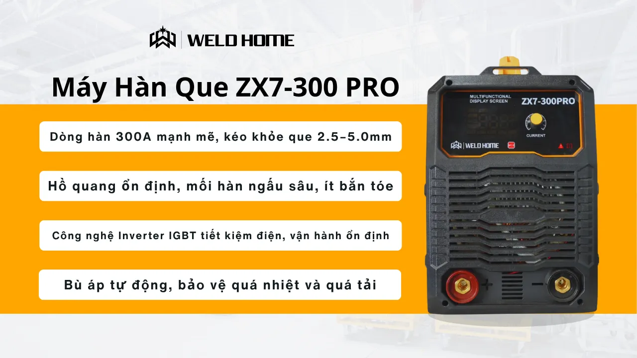 Máy Hàn Que ZX7-300 PRO